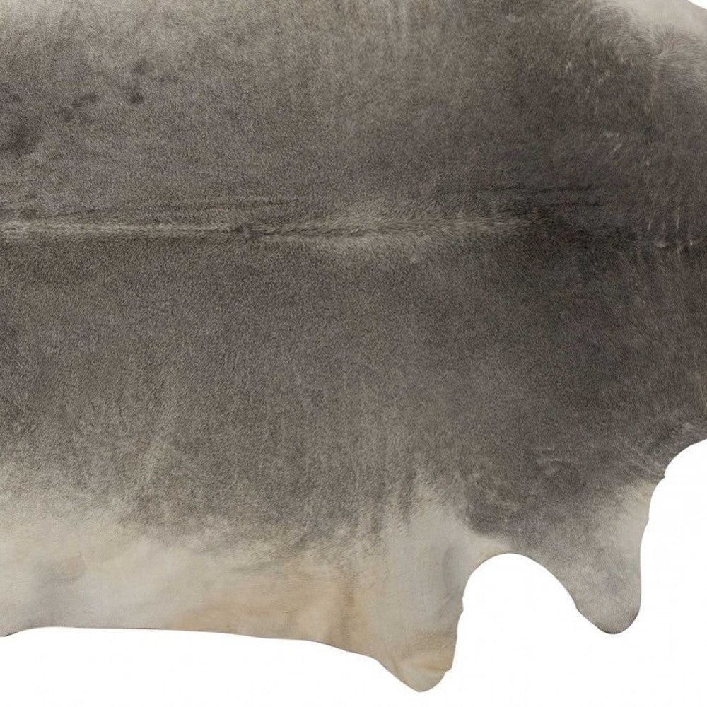 5 x 7 Gray Cowhide Rug