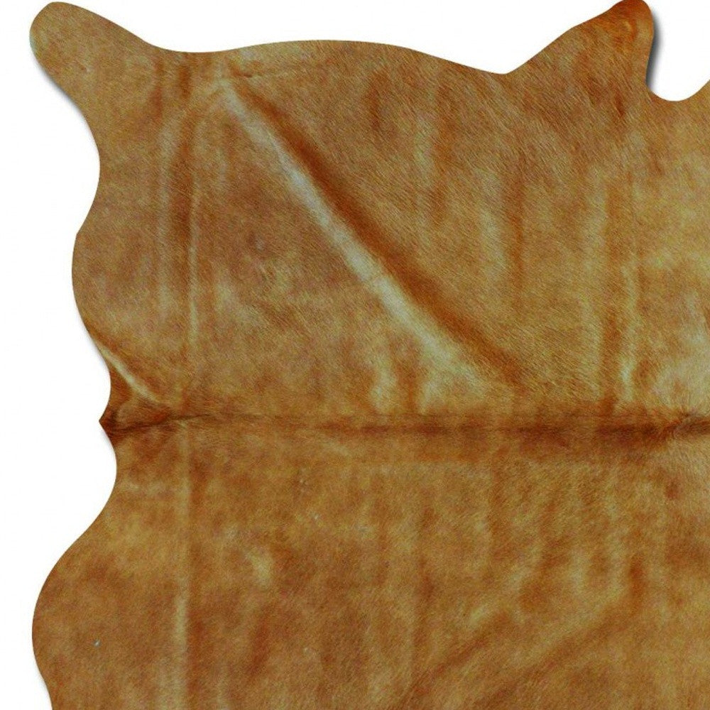 5 x 7 Tan Cowhide Rug