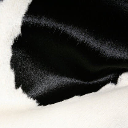 5 x 7 Black & White Cowhide Rug