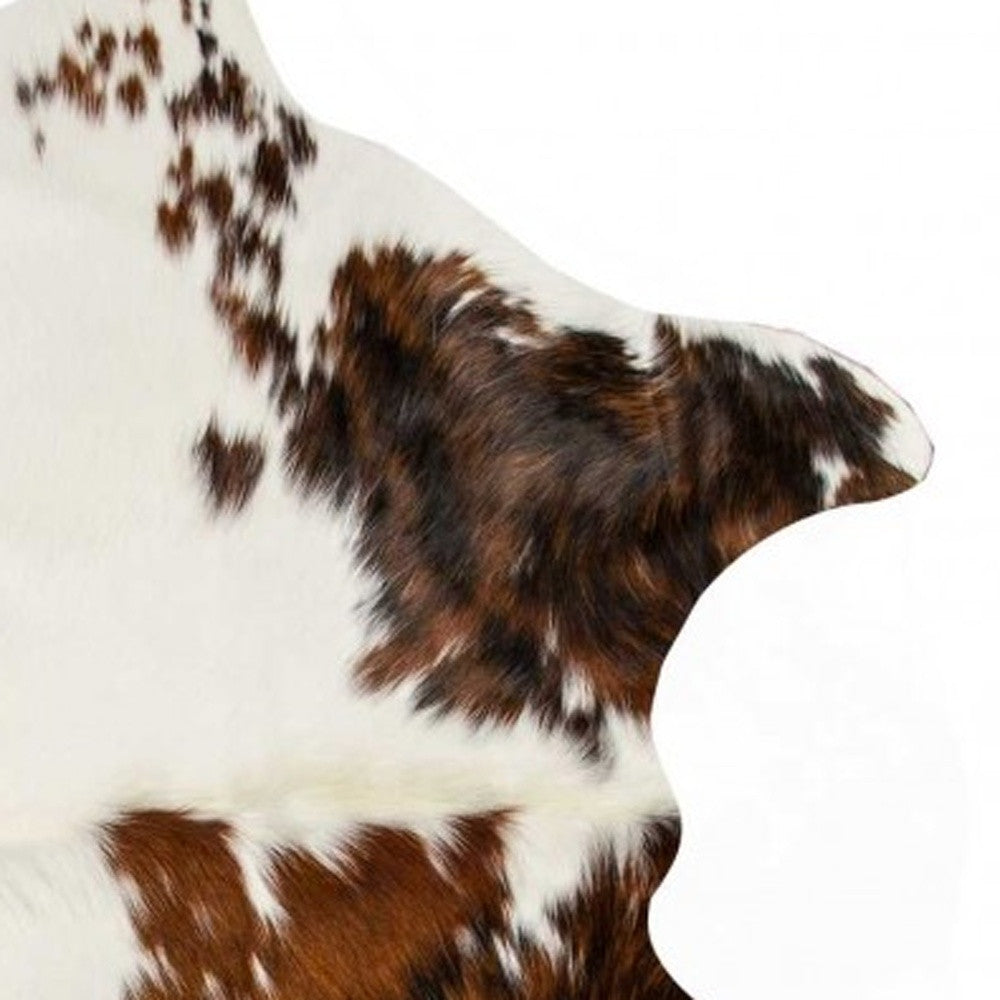5 x 7 Tricolor Cowhide Rug