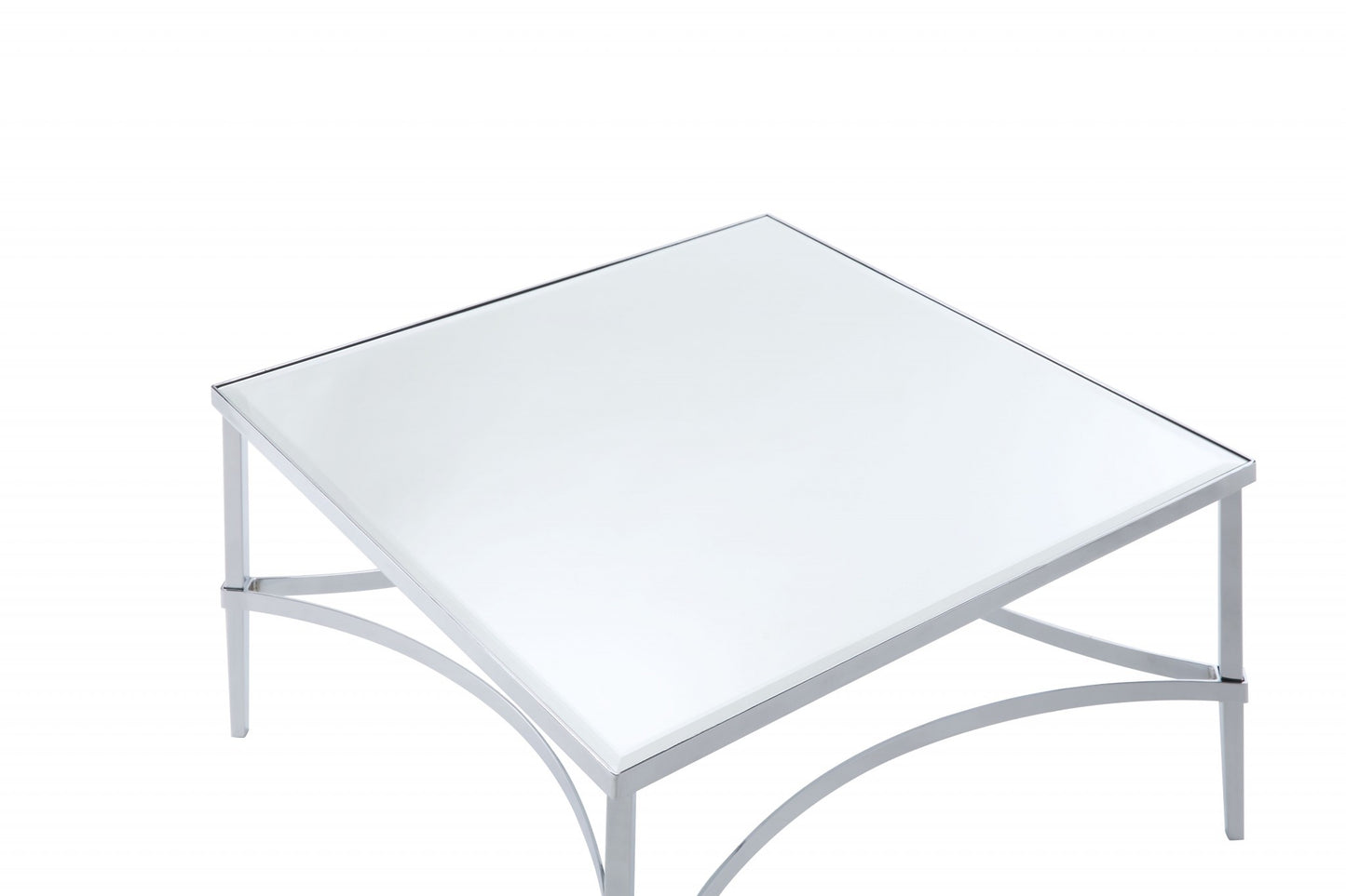 Chrome & Mirrored Coffee Table