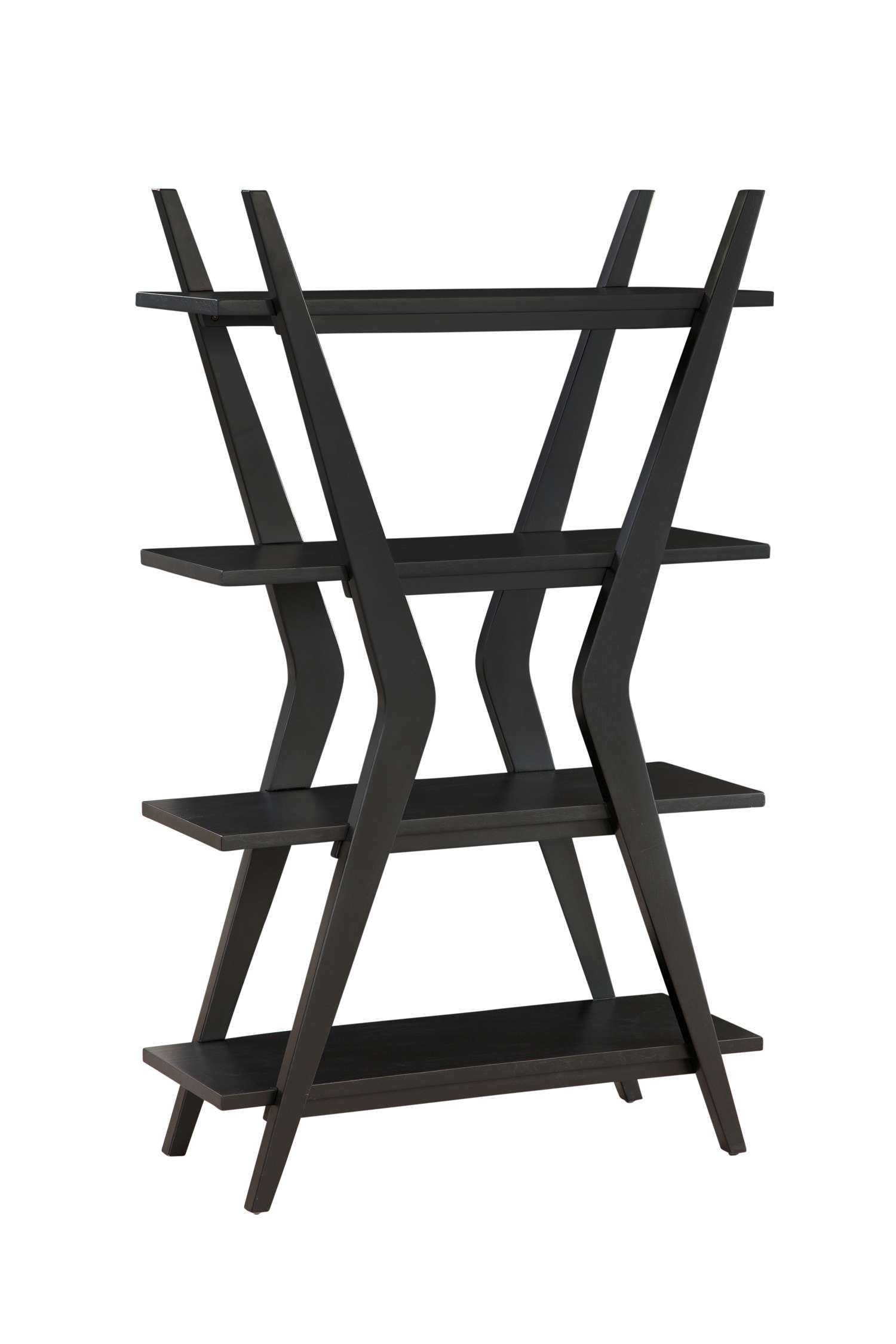 Stratton Black Etagere - Angle