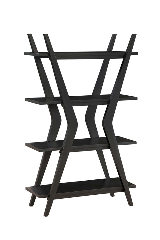 Stratton Black Etagere - Angle