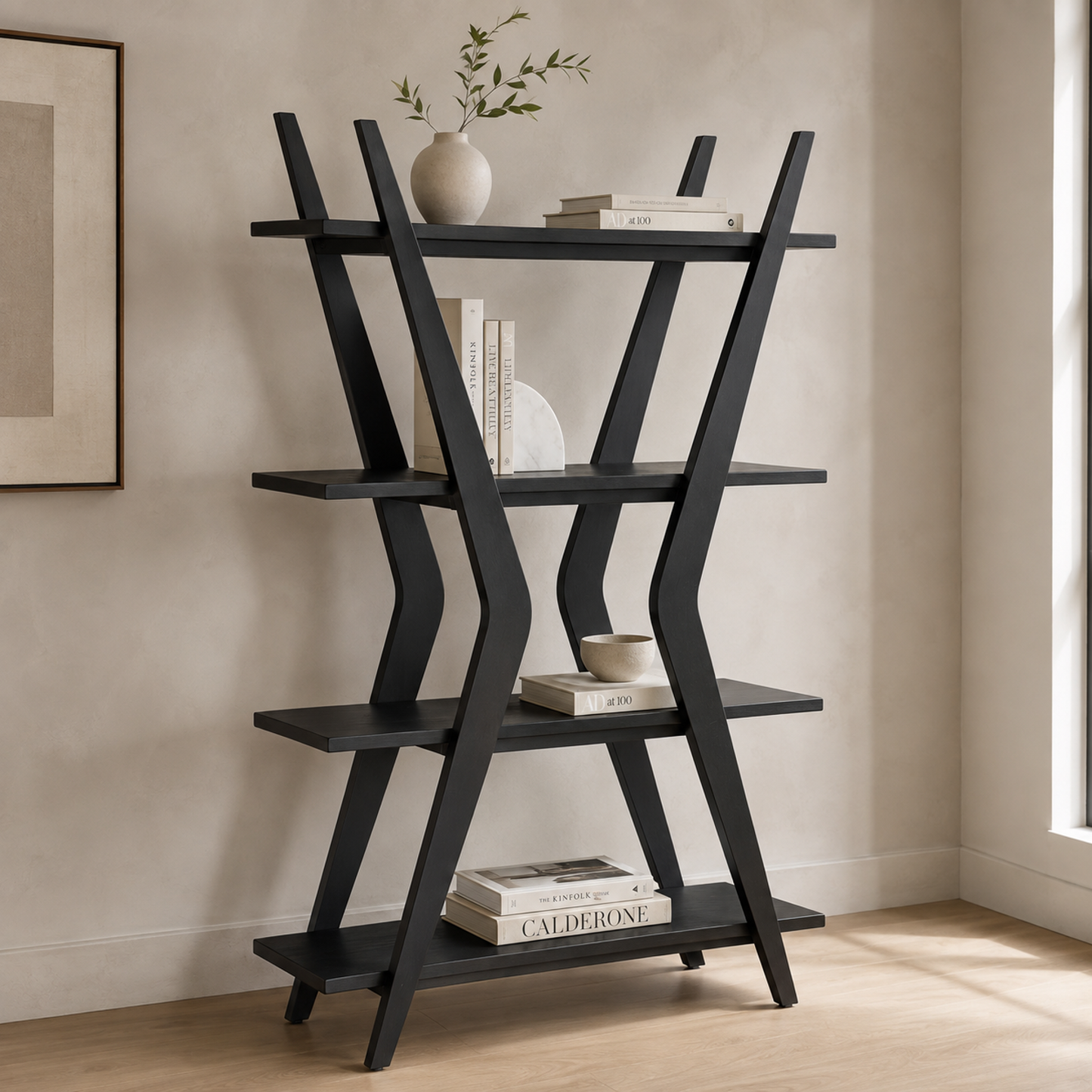 Stratton Black Etagere - Main