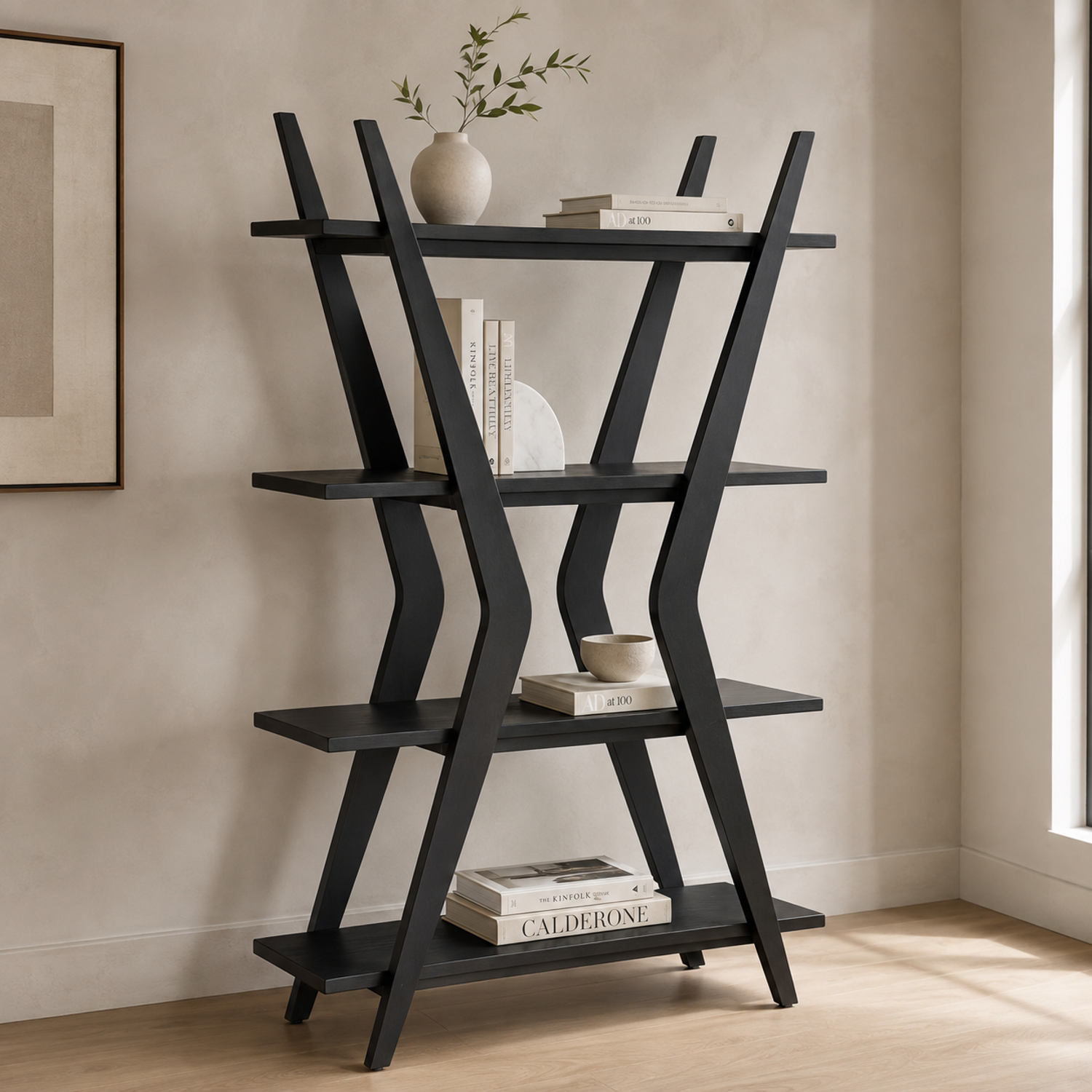 Stratton Black Etagere - Main