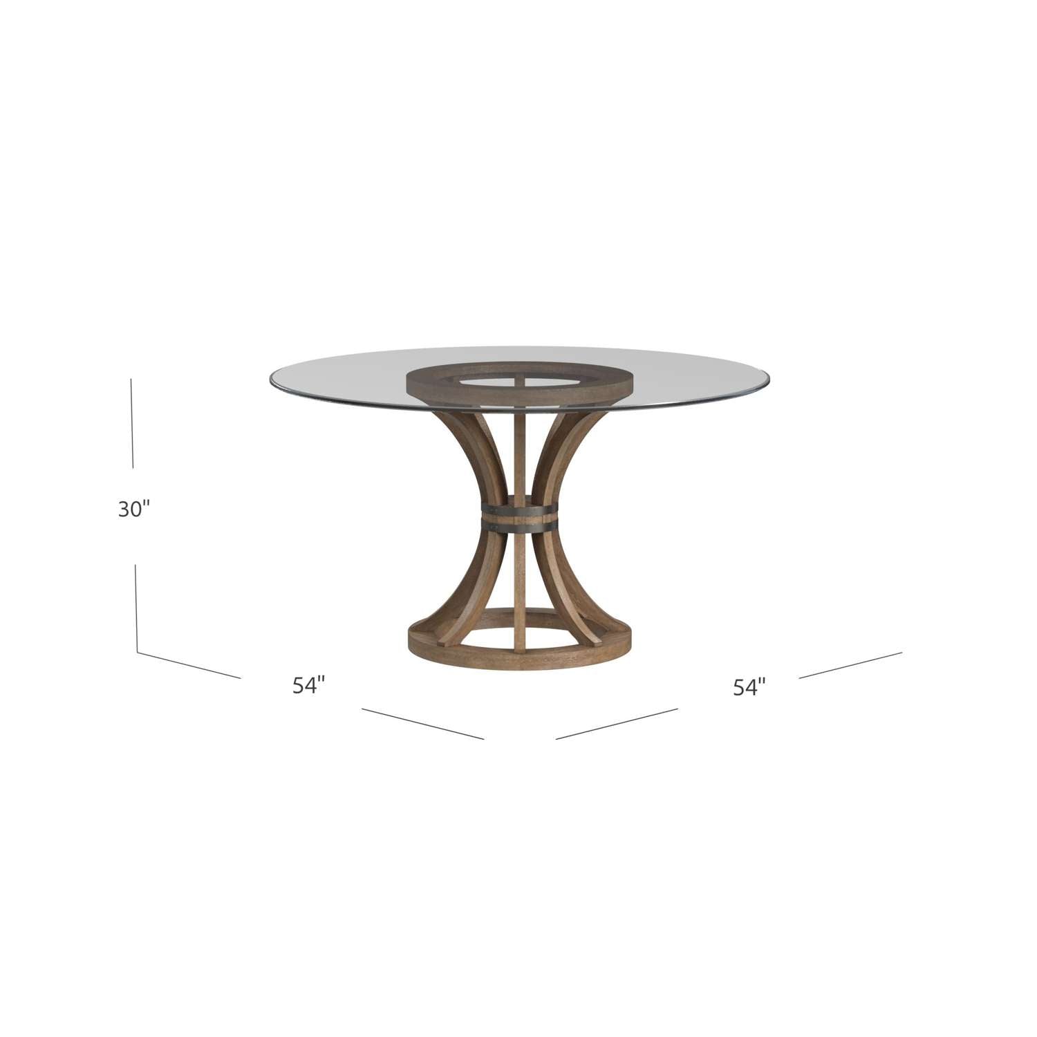 Sheffield Dining Table - Dimensional