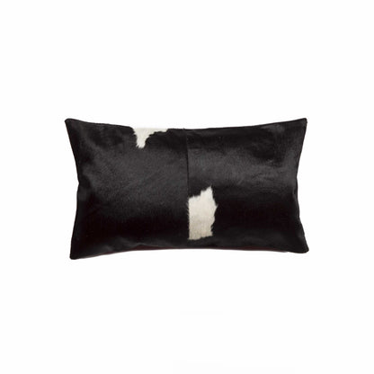 Black & White Cowhide Pillow