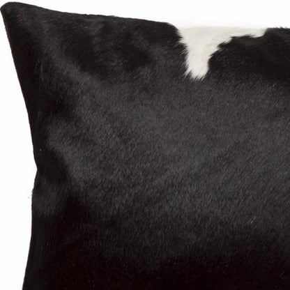 Black & White Cowhide Pillow