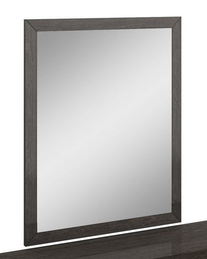 Refined Grey High Gloss Mirror