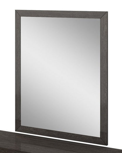 Refined Grey High Gloss Mirror