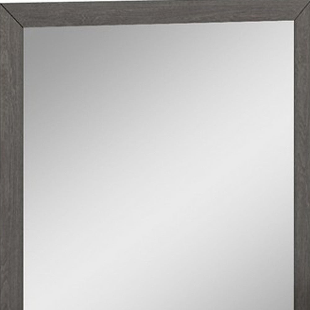 Refined Grey High Gloss Mirror