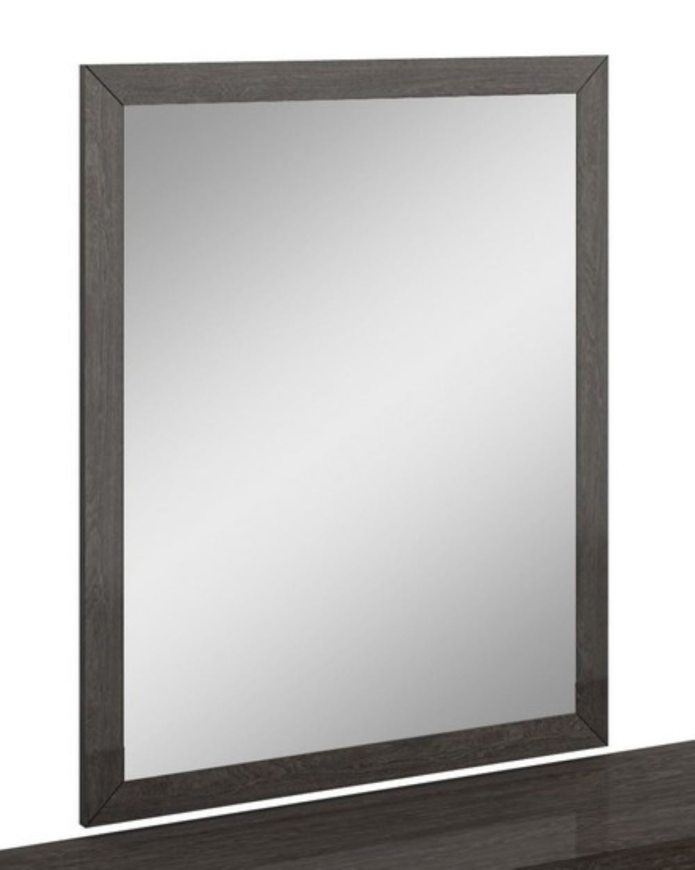 Refined Grey High Gloss Mirror