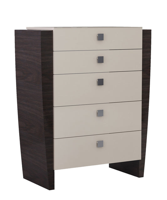 White Solid Wood 6-Drawer Double Dresser