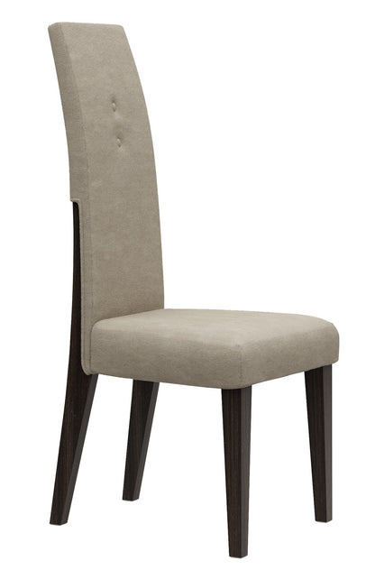 Brown & Espresso Microfiber Dining Chair - Set of 2