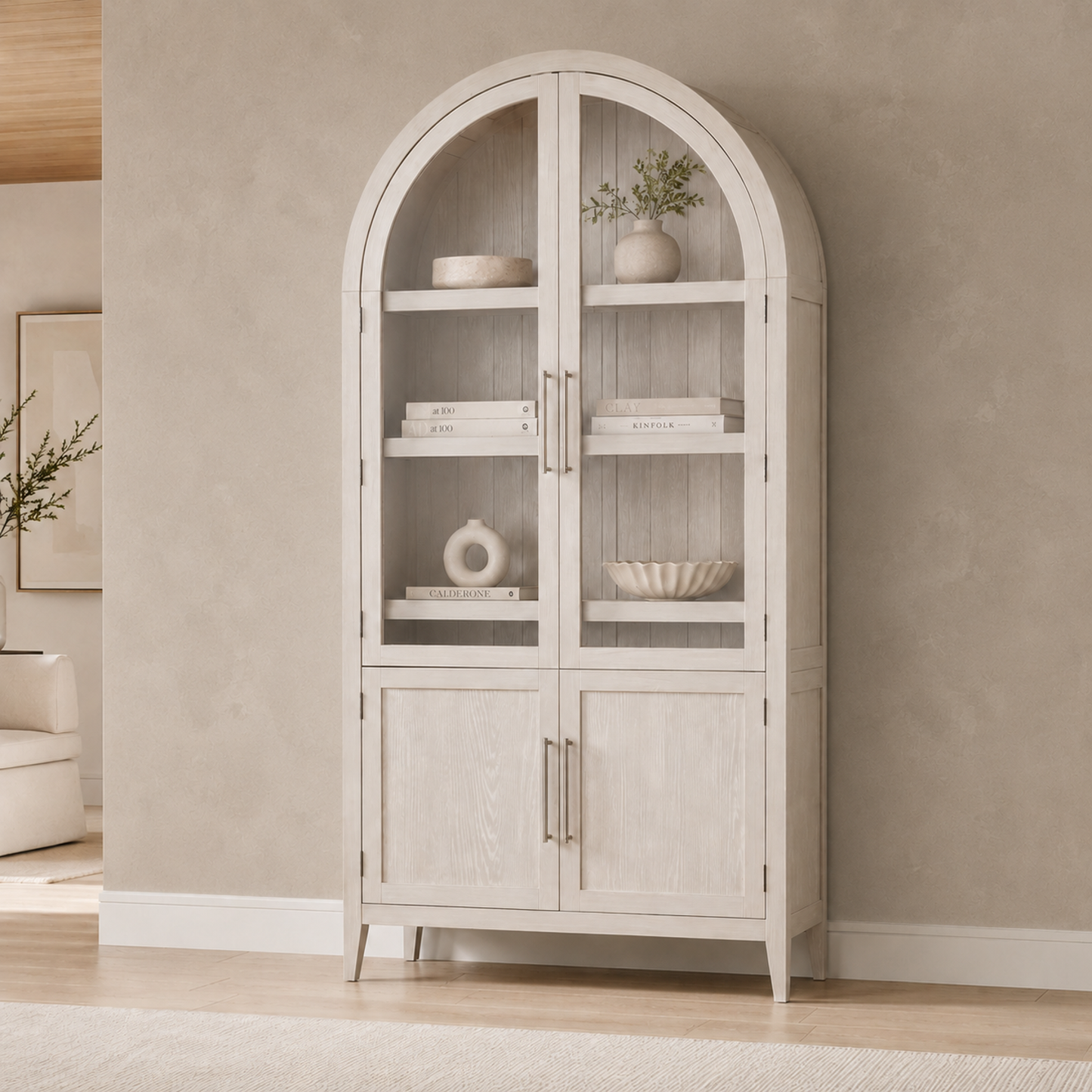 Fynn Light Oak Display Cabinet - Main