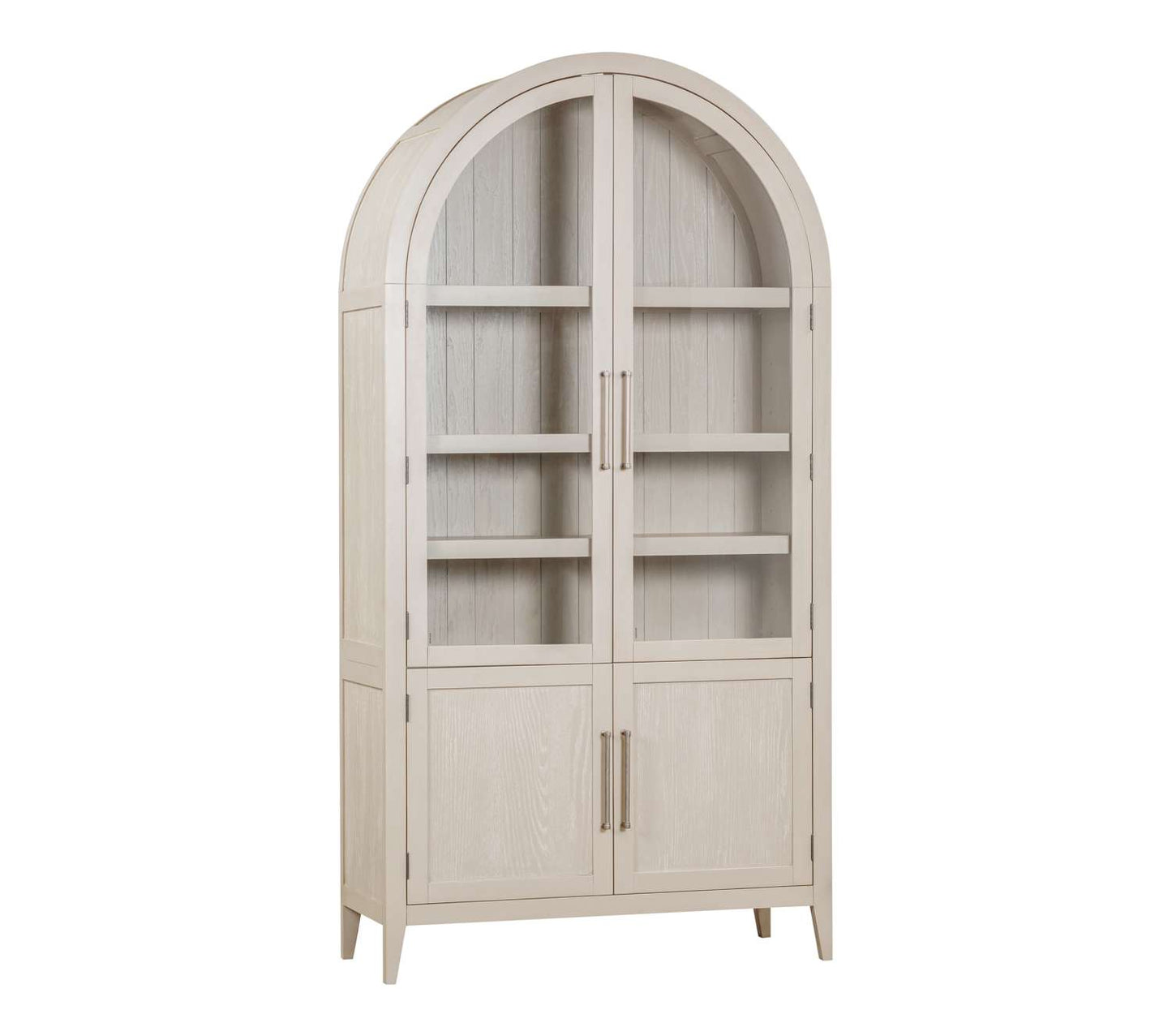 Fynn Light Oak Display Cabinet - Angle