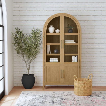 Fynn Blonde Display Cabinet - Room Scene
