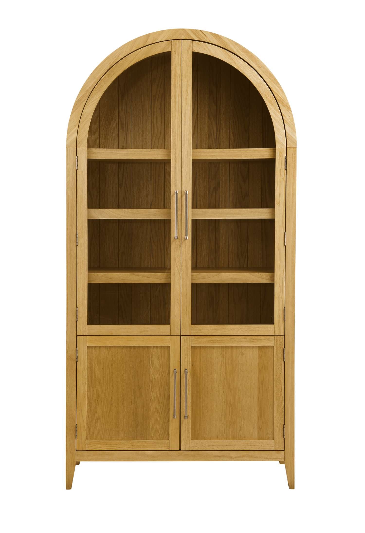 Fynn Blonde Display Cabinet - Straight On