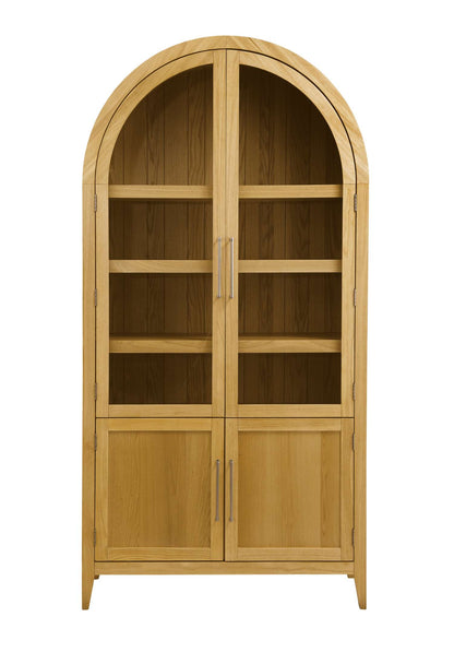 Fynn Blonde Display Cabinet - Straight On