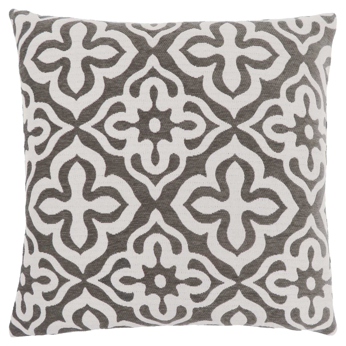 Taupe Geometric Pillow
