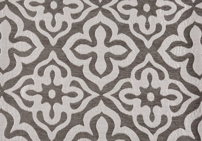Taupe Geometric Pillow