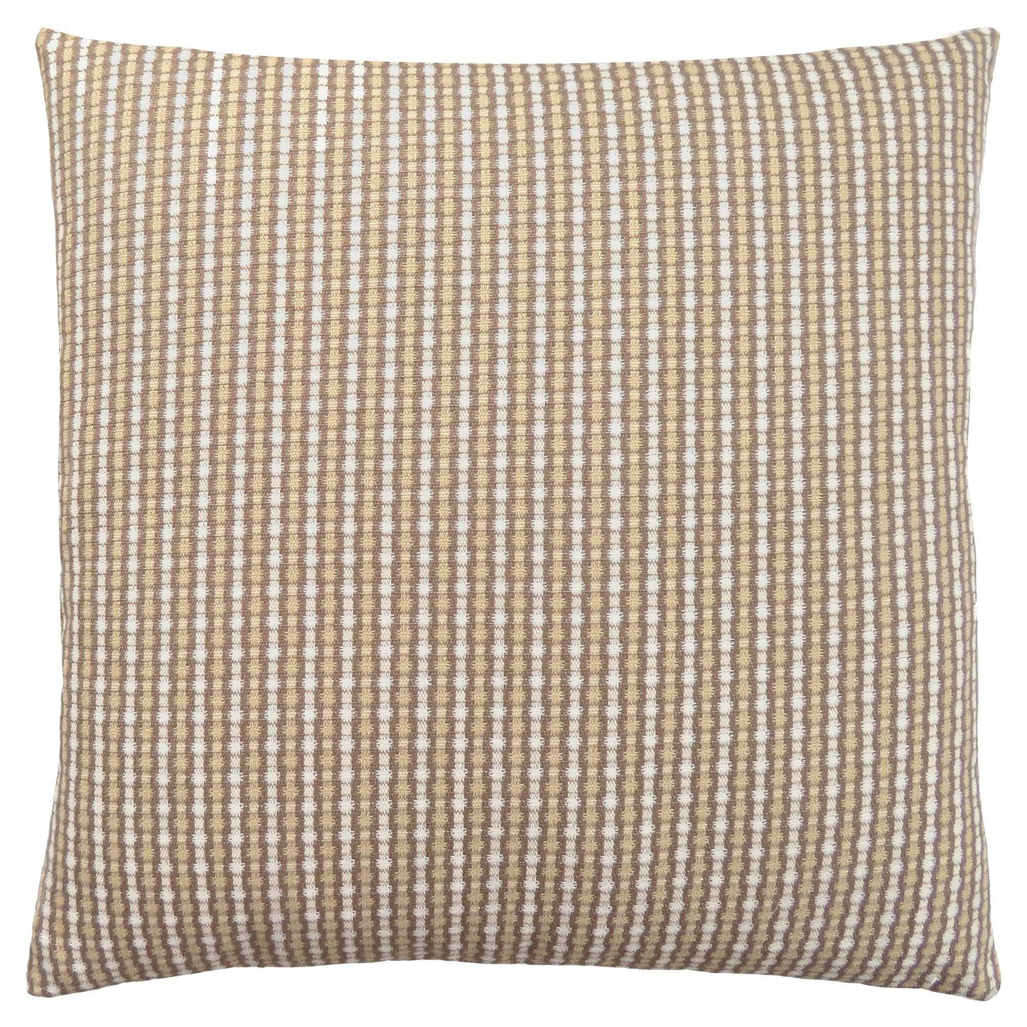 Taupe Striped Pillow