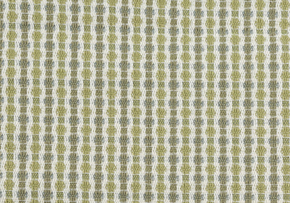 Green & White Striped Pillow