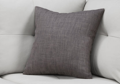 Gray Linen Pillow