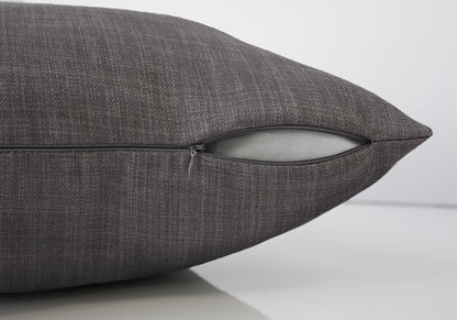 Gray Linen Pillow