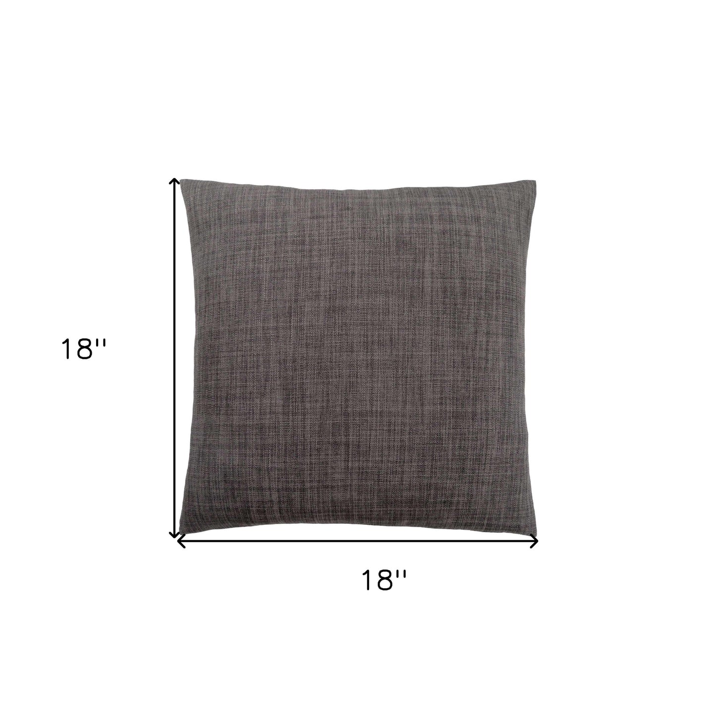 Gray Linen Pillow