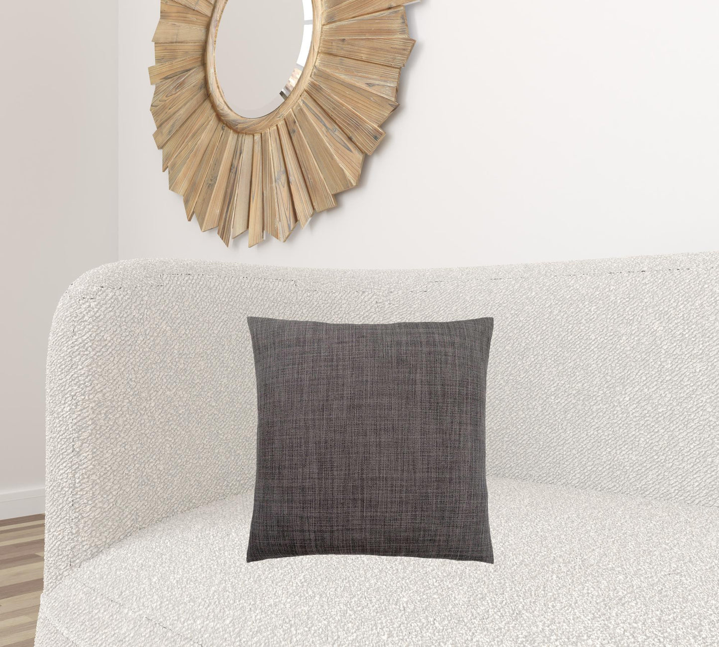 Gray Linen Pillow