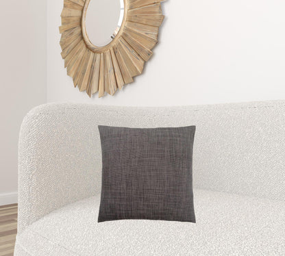 Gray Linen Pillow