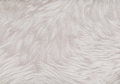 Taupe Velvet Feather Pillow
