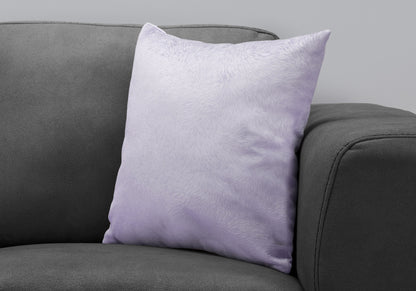 Purple Velvet Feather Pillow