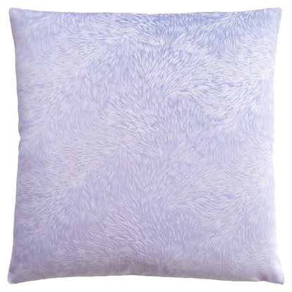 Purple Velvet Feather Pillow