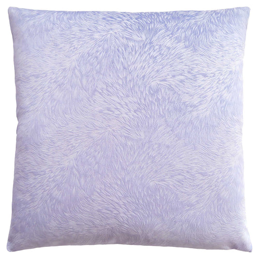 Purple Velvet Feather Pillow