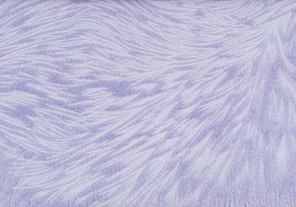 Purple Velvet Feather Pillow