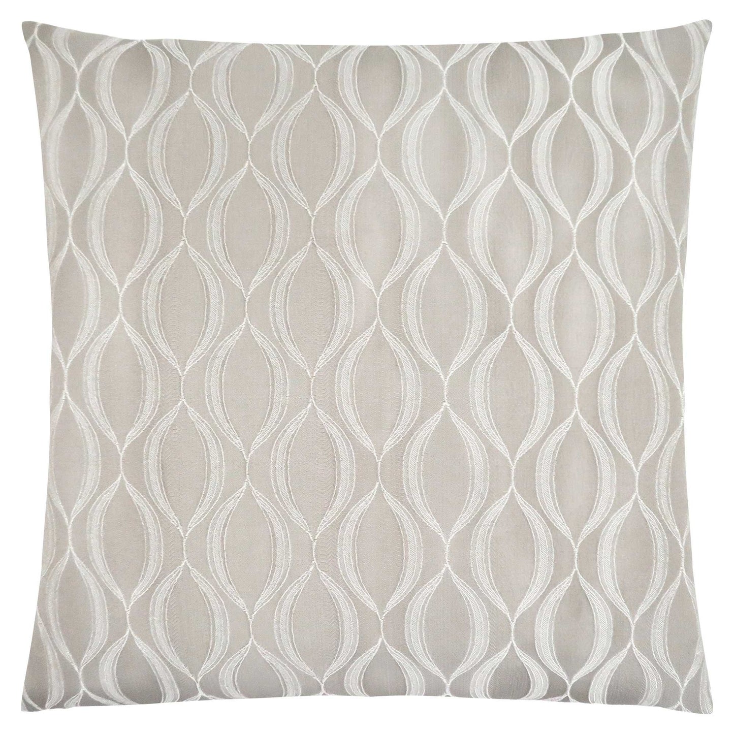 Taupe Ogee Pillow
