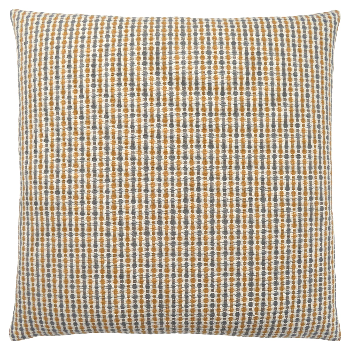 Gold & White Striped Pillow