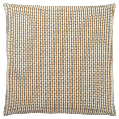 Gold & White Striped Pillow