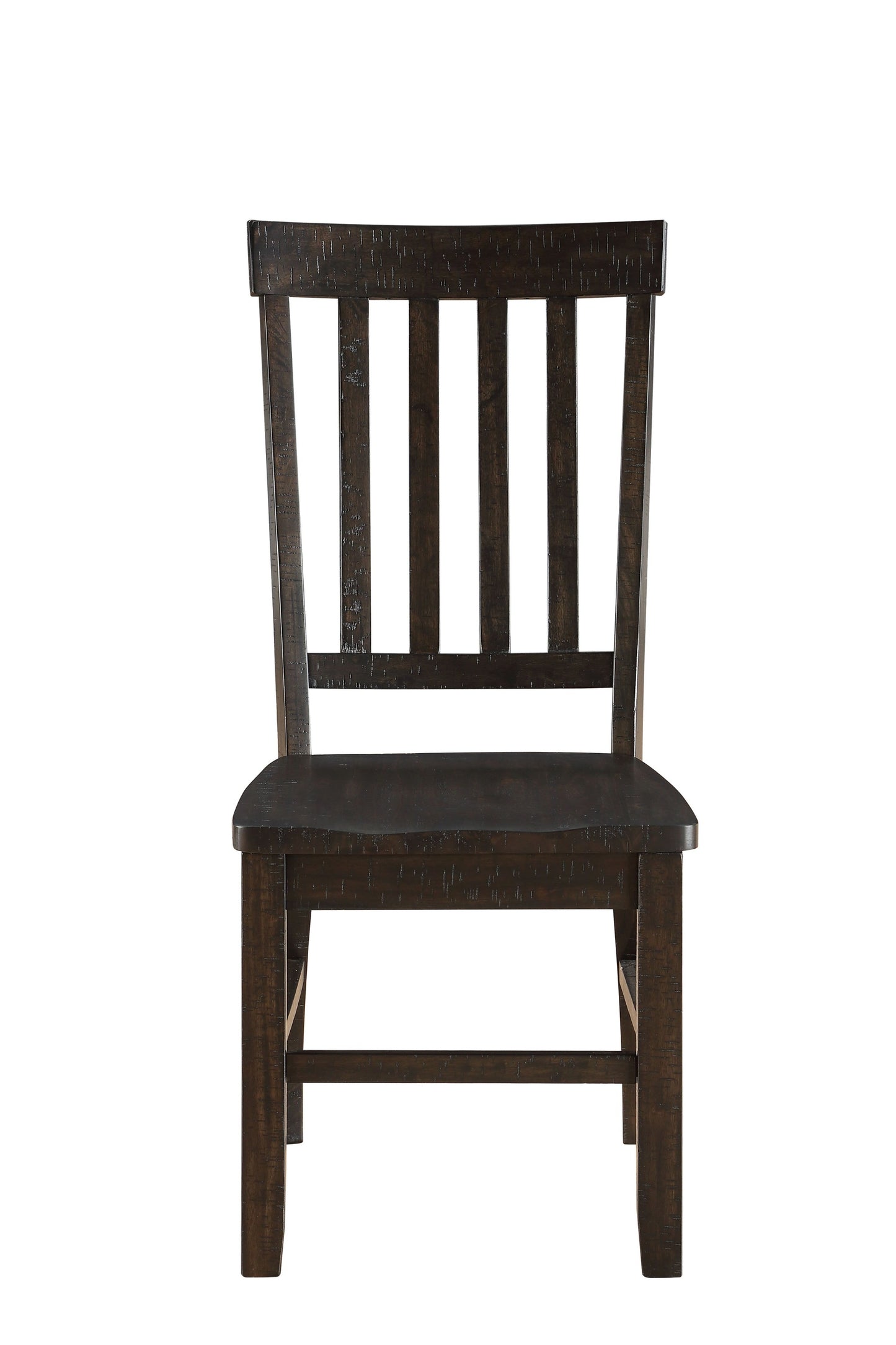 Brown Wood Dining Chair - Set of 2