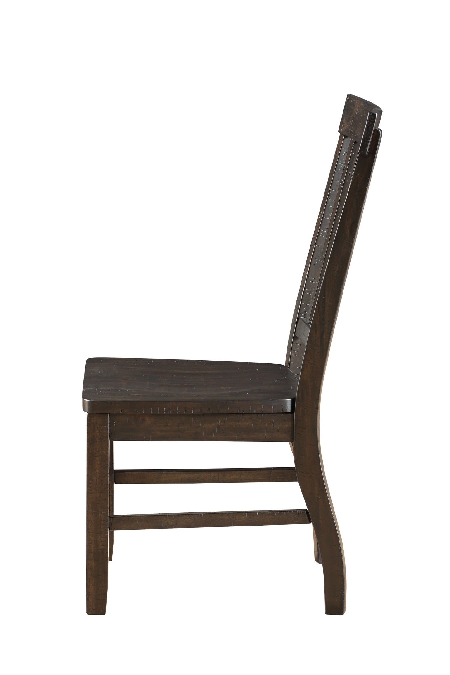Brown Wood Dining Chair - Set of 2