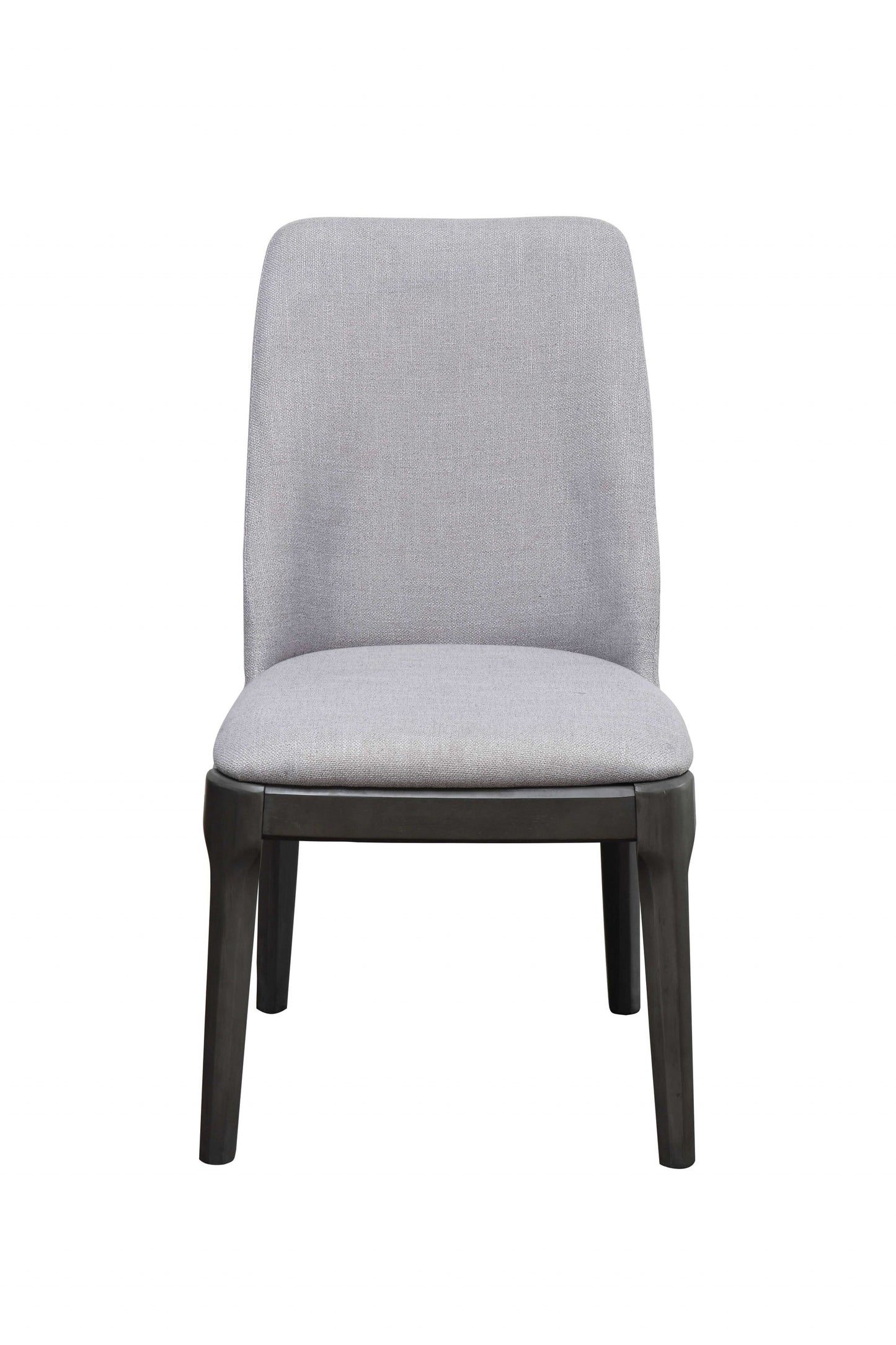 Light Gray & Gray Linen Dining Chair - Set of 2
