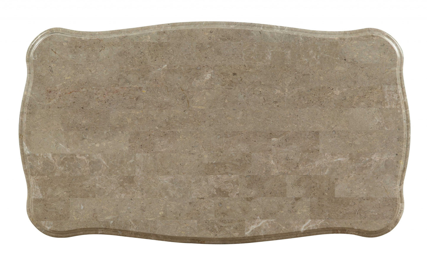 Genuine Marble & Solid Wood Coffee Table