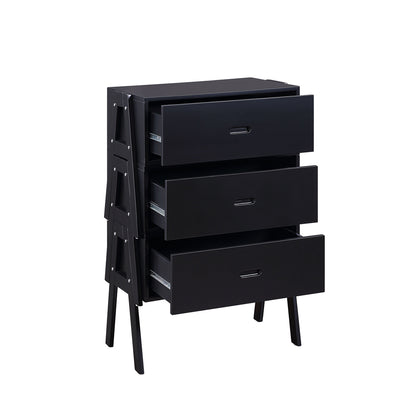 Black Convertible Coffee Table w/ 3 Drawers
