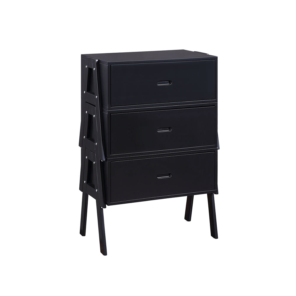 Black Convertible Coffee Table w/ 3 Drawers