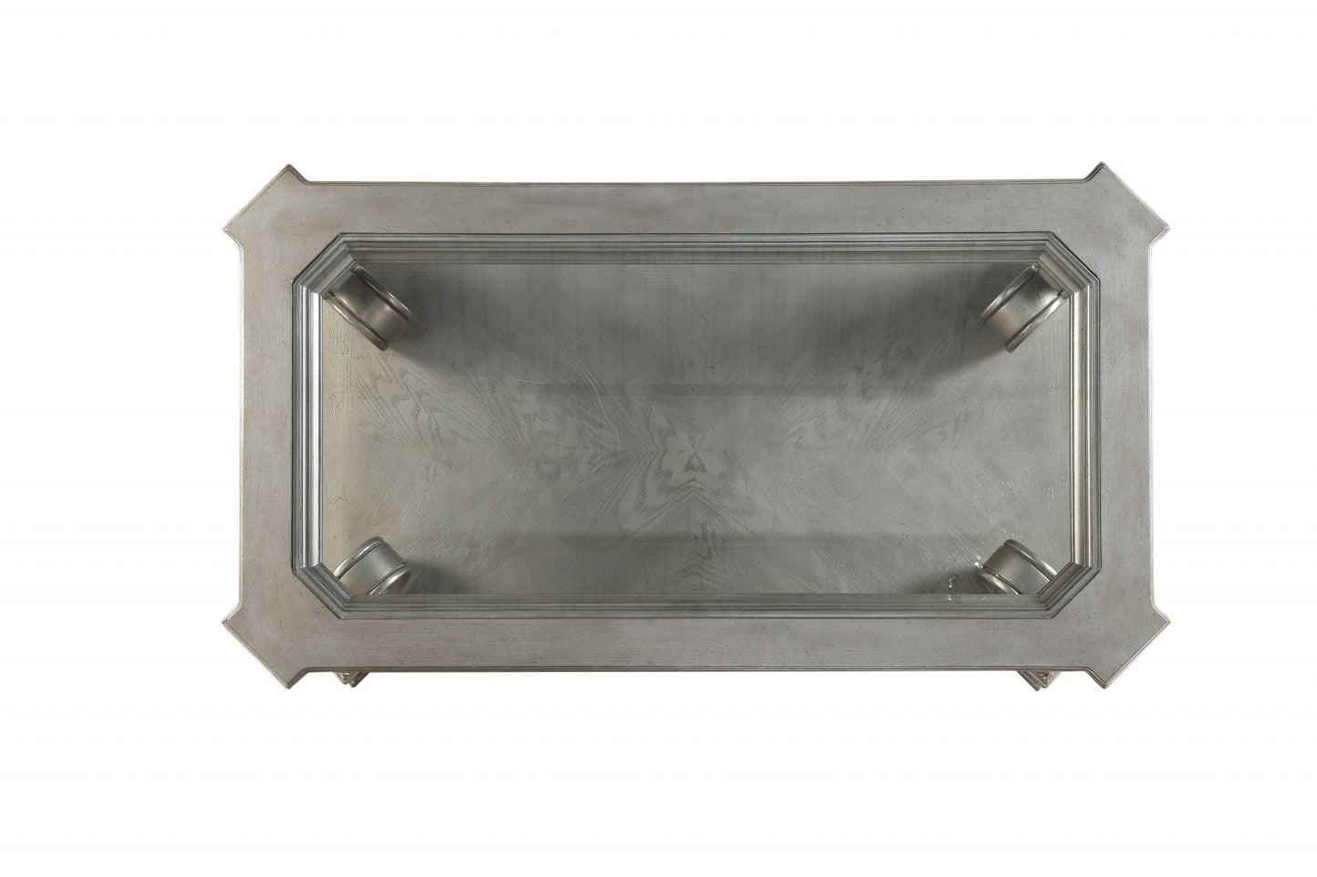 Glass & Solid Wood Coffee Table