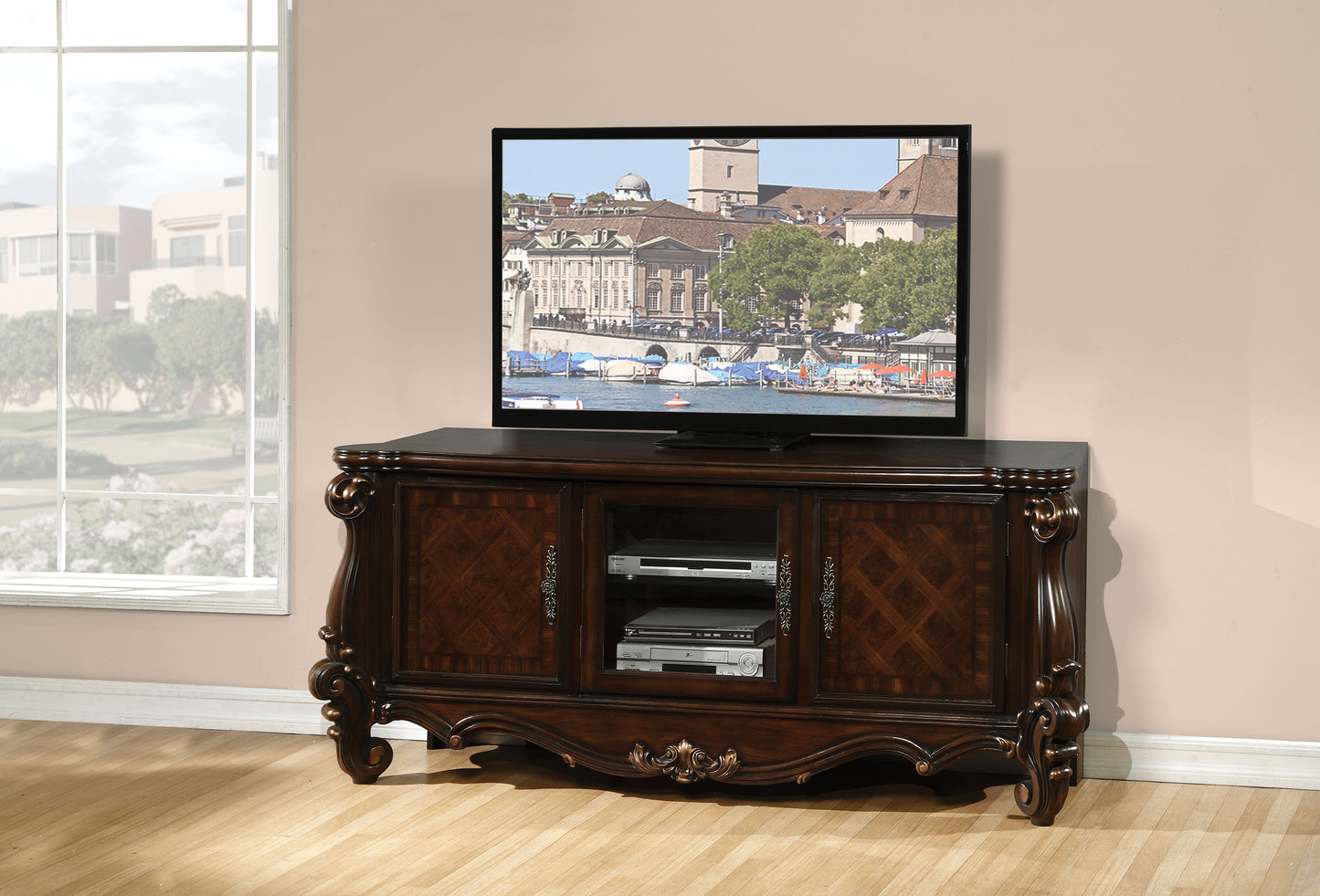 Dark Brown Solid Wood