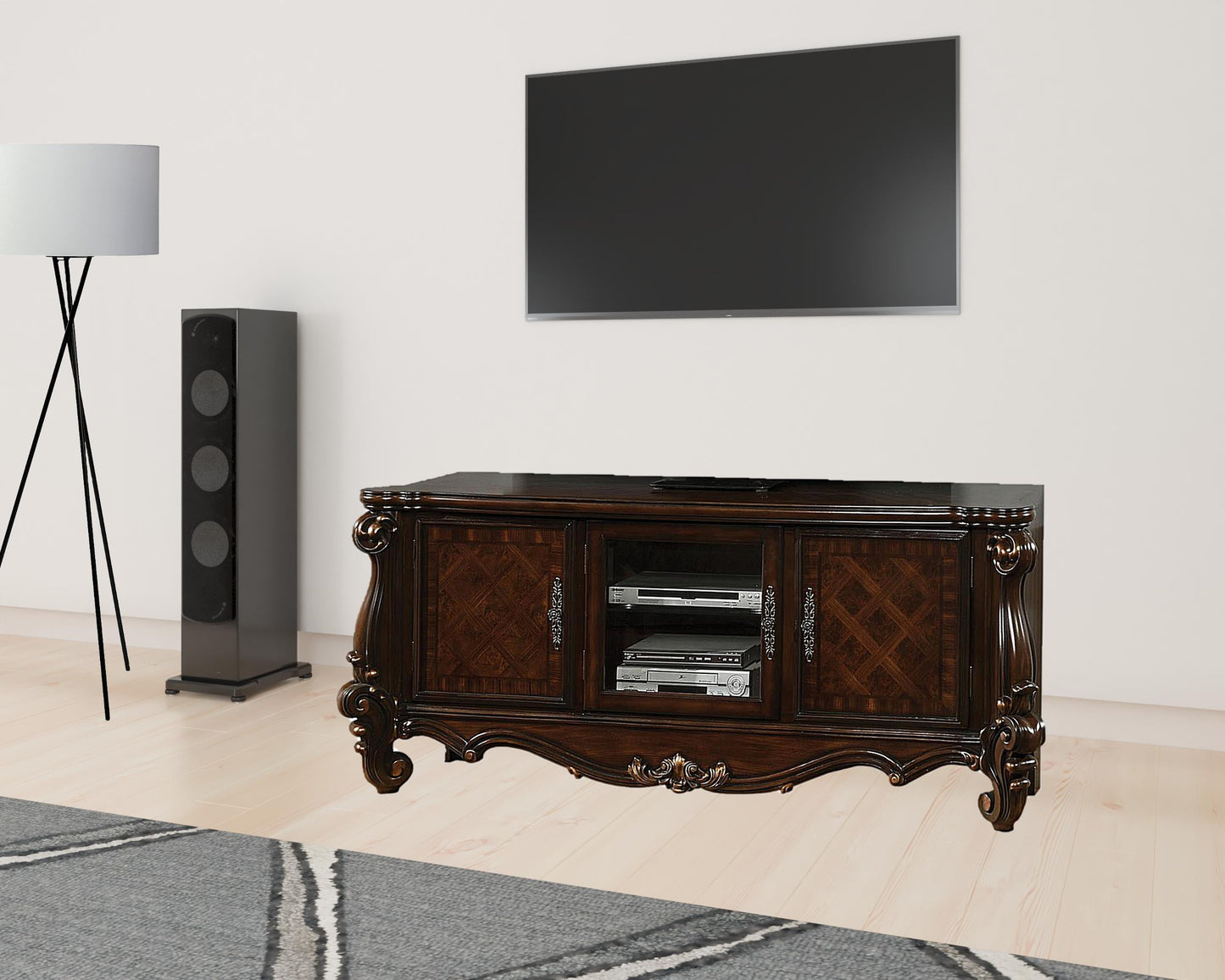 Dark Brown Solid Wood