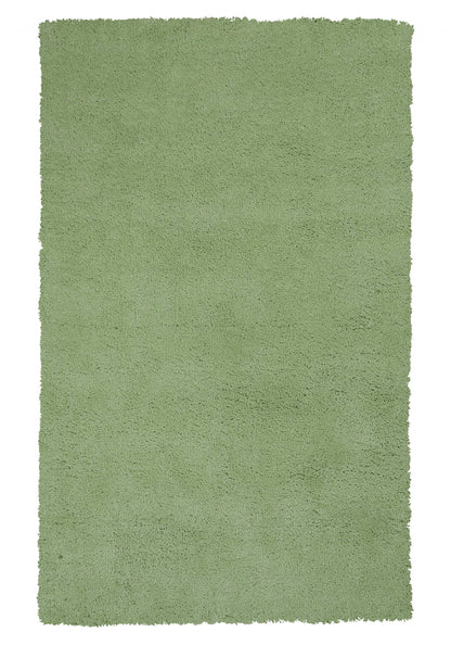 8 x 10 Polyester Spearmint Green Rug